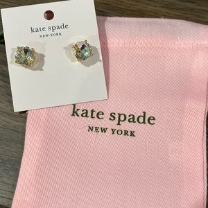 ♠️ Kate Spade ♠️ Clear Gumdrop Studs NWT